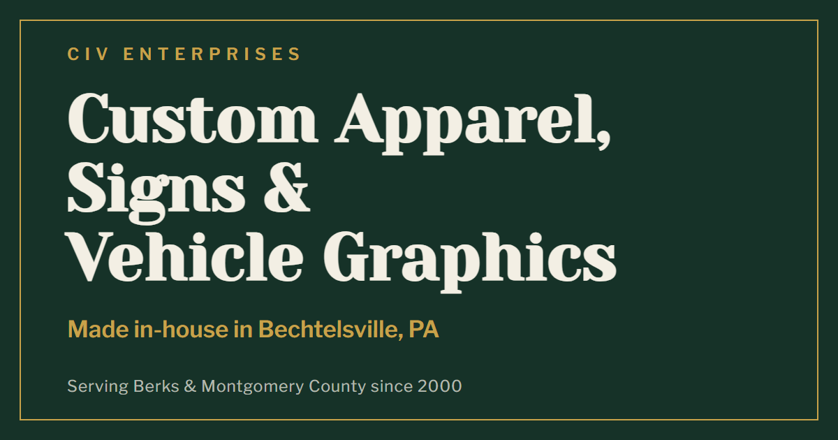 Douglassville promotional products project preview graphic